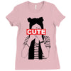 cute Ladies Fitted T-Shirt