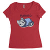 blanket purrito Women's Triblend Scoop T-shirt
