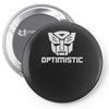 be optimistic transformers   robot optimus prime movie autobots show t Pin-back button