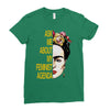 ask me about my feminist agenda frida kahlo Ladies Fitted T-Shirt