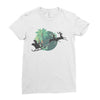 tropical santa Ladies Fitted T-Shirt
