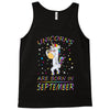 Unicorns are born in September Tank Top