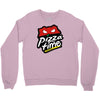 pizza time (2) Crewneck Sweatshirt