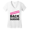 feminism Women's V-Neck T-Shirt