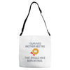 i survived another meeting rectangle Adjustable Strap Totes