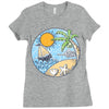 summer ornament Ladies Fitted T-Shirt