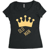 old man Women's Triblend Scoop T-shirt
