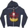 the yignion clan love bananas Zipper Hoodie