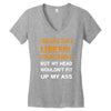 liberal for halloween Women's V-Neck T-Shirt