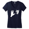 spock star trek leonard nimoy tribute Women's V-Neck T-Shirt