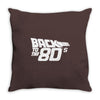 back to the 80's, funny retro Throw Pillow