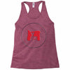 please red Racerback Tank