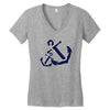 double anchor Women's V-Neck T-Shirt