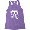 panda vampire skull Racerback Tank