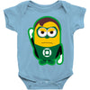 minion parody green lantern Baby Onesie