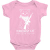 terrorist cat Baby Bodysuit