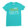 educated natural queen1 Ladies Fitted T-Shirt