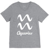 aquarius zodiac V-Neck Tee