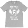 woman with a boxer T-Shirt