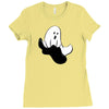 flying ghost Ladies Fitted T-Shirt