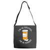 i'm so excited Adjustable Strap Totes