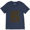 don't make me do stuff V-Neck Tee