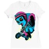 panda rider Ladies Fitted T-Shirt