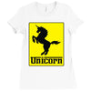 unicorn Ladies Fitted T-Shirt
