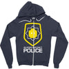 super secret police Zipper Hoodie