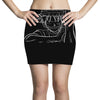 Luffy white design Mini Skirts
