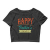 happy father's day Crop Top