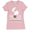proud Autism  mom Ladies Fitted T-Shirt