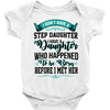 i don't have stepdaughter funny gift for stepdad Baby Bodysuit