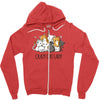 crazy cat lady Zipper Hoodie