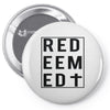 redeemed Pin-back button