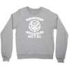 my cat listen to metal Crewneck Sweatshirt