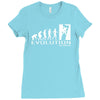 climbing ape to evolution climb indoor outdoor Ladies Fitted T-Shirt