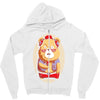 brown bear Zipper Hoodie