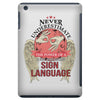 who knows sign language iPad Mini
