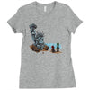 the planet of the kong Ladies Fitted T-Shirt