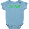black funny glow in dark glowing Baby Onesie