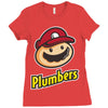 plumbers Ladies Fitted T-Shirt
