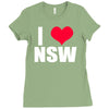 i heart nsw Ladies Fitted T-Shirt