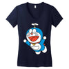 Doraemon Women's V-Neck T-Shirt