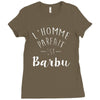 l homme parfait est barbu Ladies Fitted T-Shirt