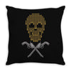 skull bullets Throw Pillow