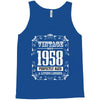 vintage made in 1958 perfectly aged a living legend Tank Top