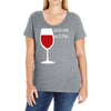drink the blood Ladies Curvy T-Shirt