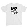 run the trap mens trap music t shirt dope swag hipster flosstradamus t Youth Tee