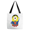 minion parody superman Tote Bags
